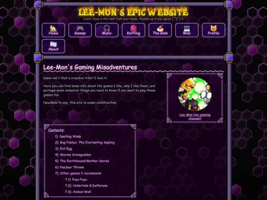 games screenshot