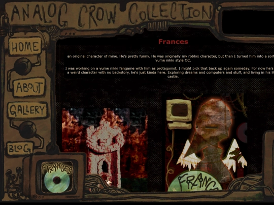 testingpage screenshot