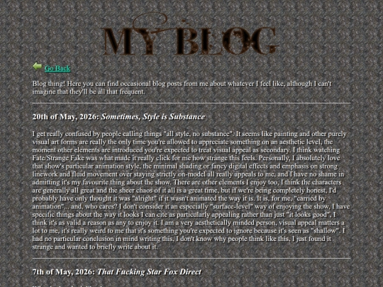 blog screenshot