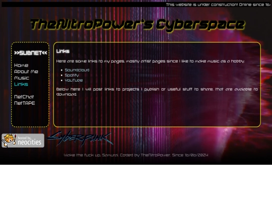 Subsections/Links/links screenshot