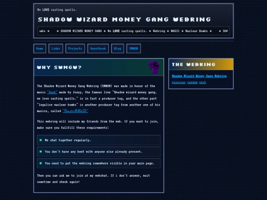 webring screenshot