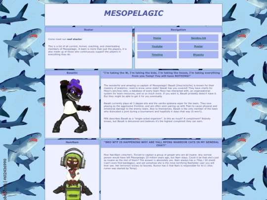 roster screenshot