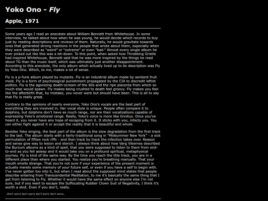 music/favorites/fly screenshot