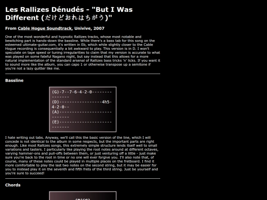 music/resources/butiwasdifferent screenshot