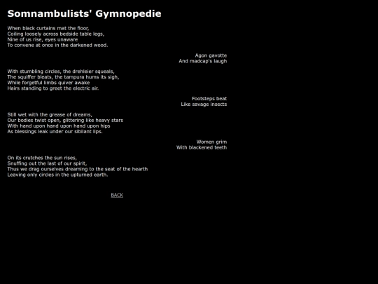 writing/somnambulists screenshot