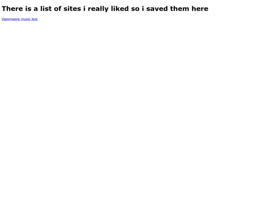 sites screenshot