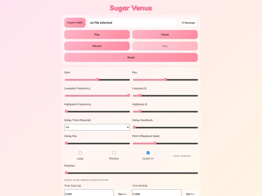 sugar5 screenshot