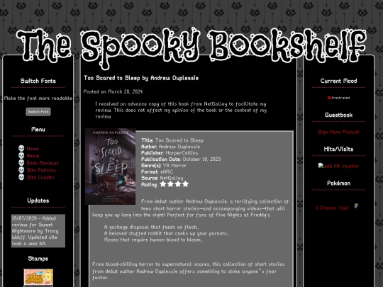reviews/too-scared-to-sleep screenshot