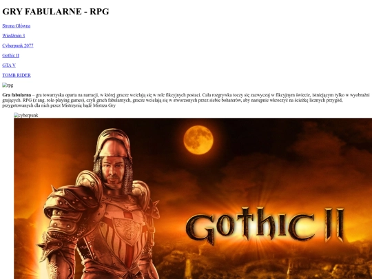 gothic screenshot