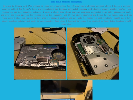 Projects screenshot