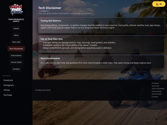 tech-disclaimer screenshot