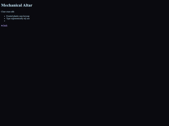 info screenshot