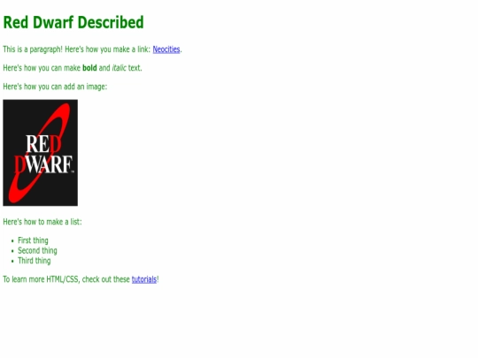 index screenshot
