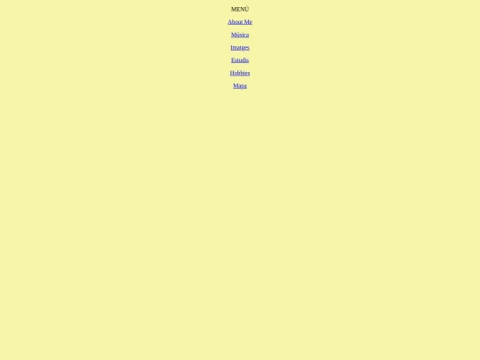 Menu screenshot