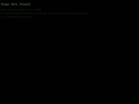 not_found screenshot