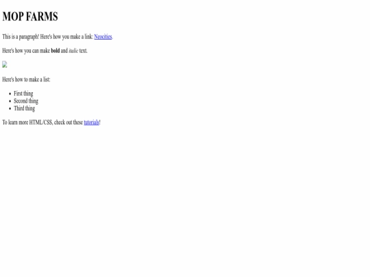 index screenshot
