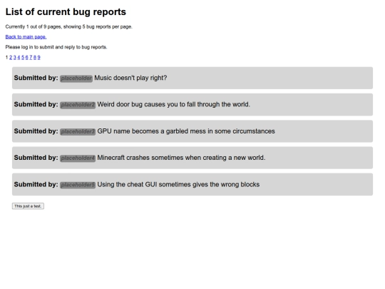 bugreports screenshot