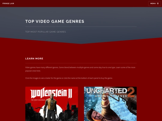 genres screenshot