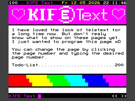 teletext/100 screenshot