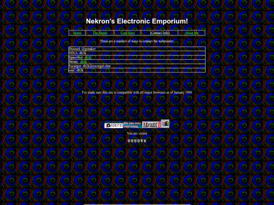 contact screenshot