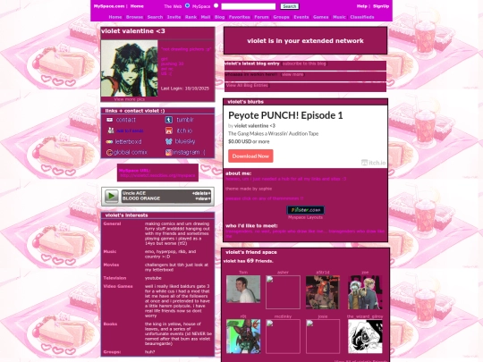 myspace screenshot