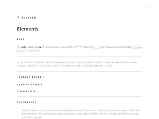 elements screenshot