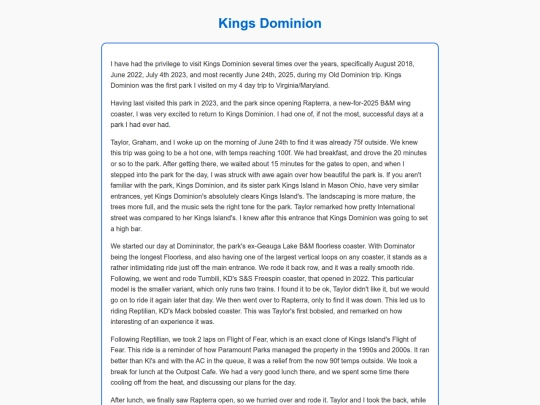 AnticsPages/kPages/KingsDominion screenshot