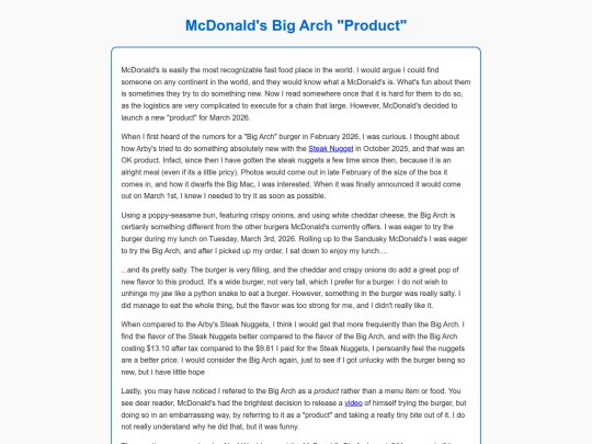 AnticsPages/mPages/McDonaldBigArch screenshot