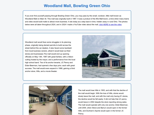 AnticsPages/wPages/WoodlandMall screenshot