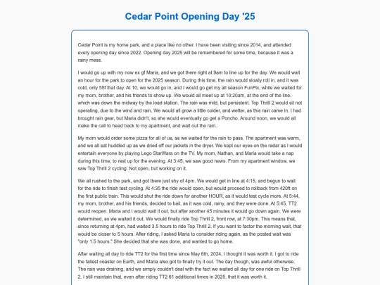 Parks/CParks/CedarPointOpeningDay25 screenshot