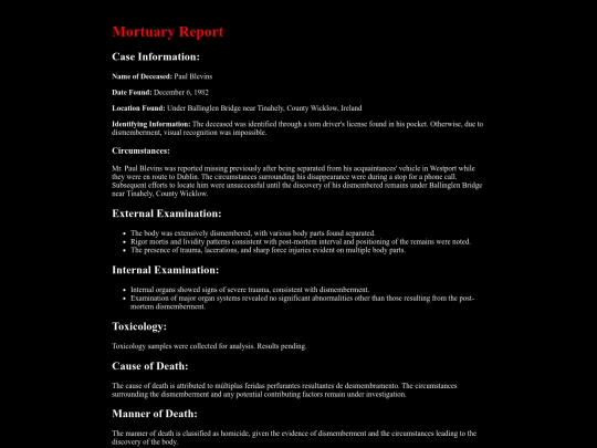 mortuary screenshot