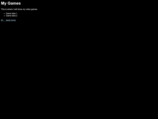 games screenshot