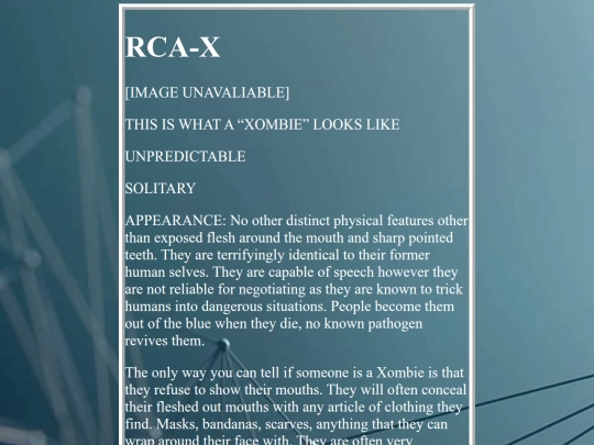 RCA-X screenshot