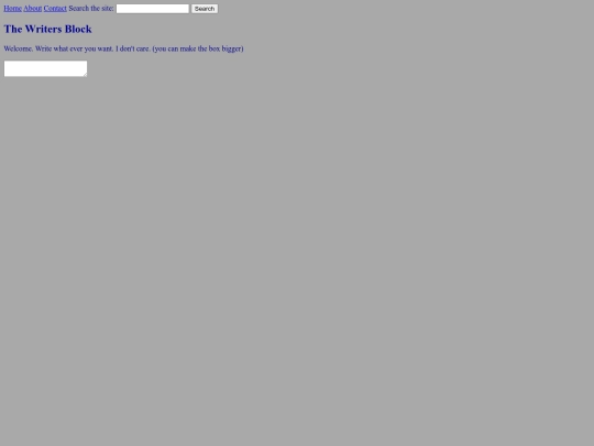 writing screenshot