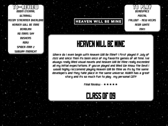 games screenshot