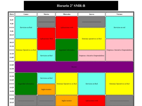 Horario/horario screenshot