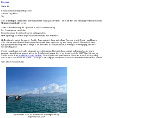 information screenshot