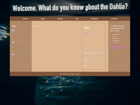 HiddenDahlia/CruelWorld screenshot