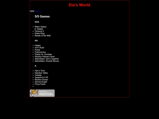 index screenshot