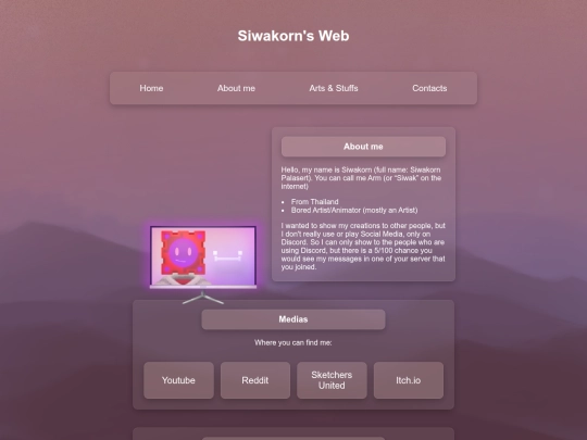 about-me screenshot