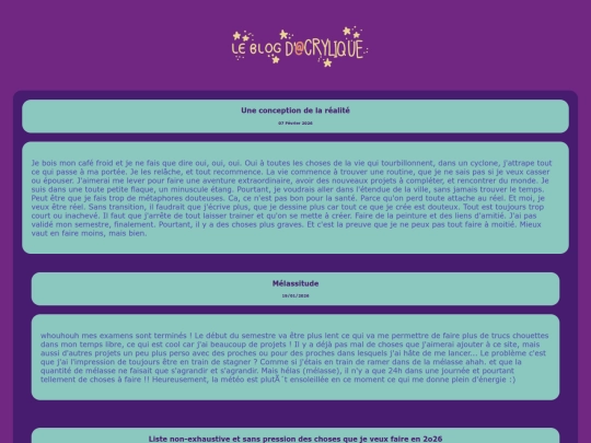 blog screenshot