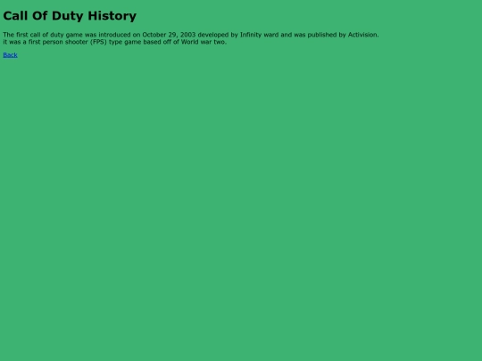 History screenshot