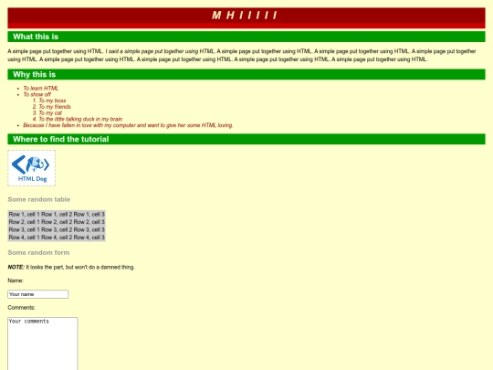exsamplehtml screenshot
