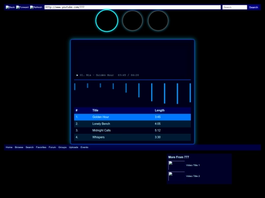 the music screenshot