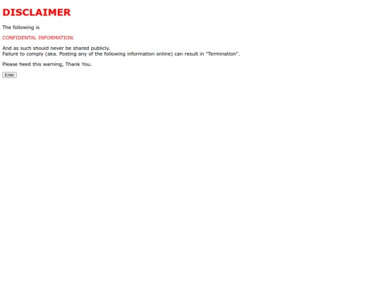 disclaimer screenshot