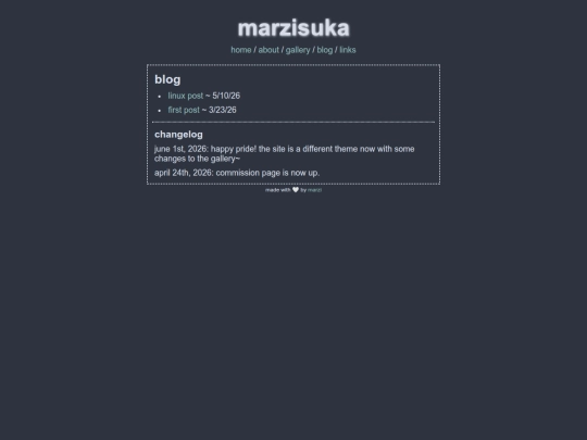 blog screenshot