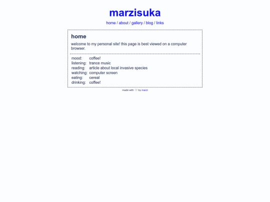 home screenshot