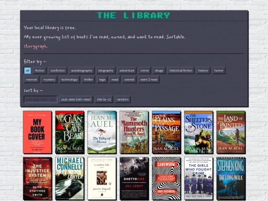 library screenshot