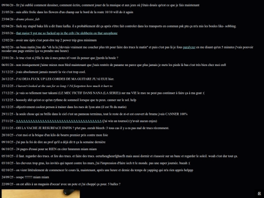 status screenshot