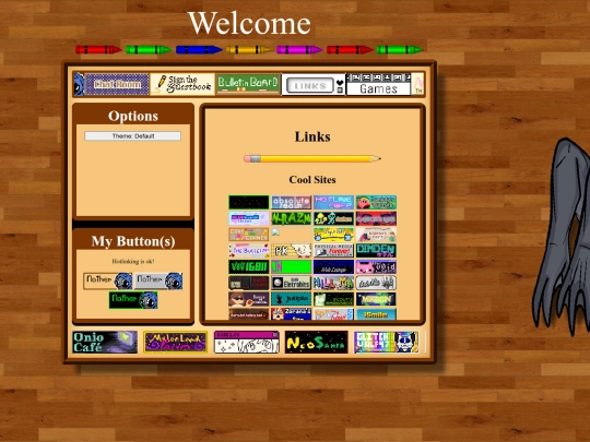links screenshot